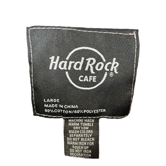 Hard Rock Pull Over Sweater Women’s Size L Maroon Crewneck Embroidered - Picture 3 of 6